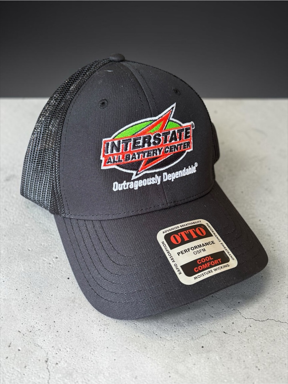 Interstate All Battery Center trucker hat Mesh SnapBack Brand New With Tags